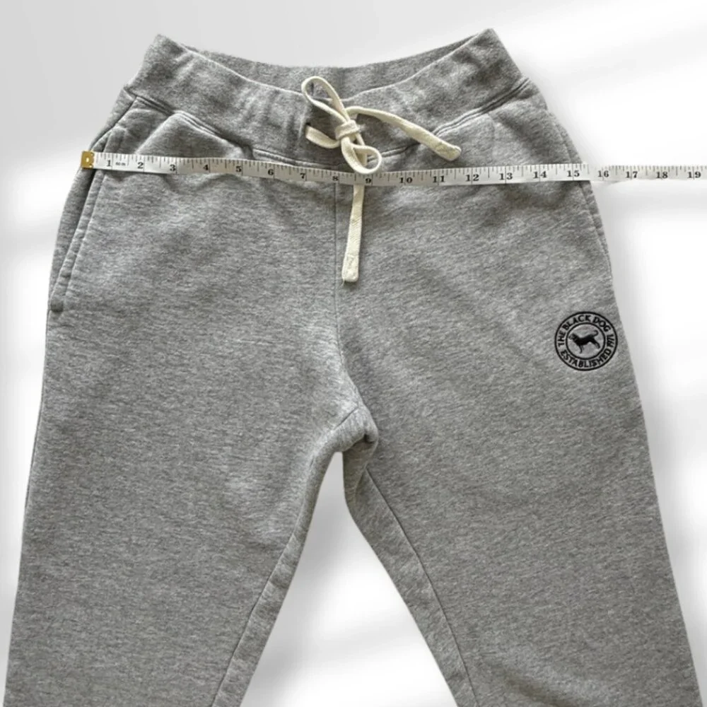 The Black Dog Light Gray Jogger Sweatpants Size XXS Girls/Women - Picture 5 of 5